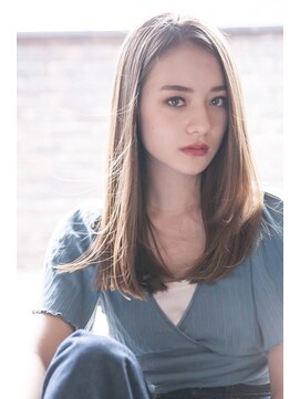 エイミー(Aimee) Aimee シルキーグレージュ×美髪ストレート 町田