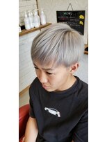 バルビエーレ アーディ(Barbier Adi) メンズ シルバーホワイトカラー