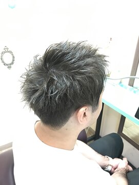 アナザードア(another door) メンズ　束感ショート　マットアッシュ