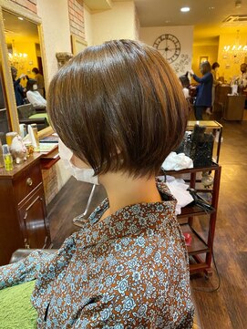 フェイバー 赤坂店(FAVOR) 【骨格修正】丸みのあるショートBOB☆