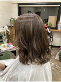 ハイライト+似合わせカットカラー