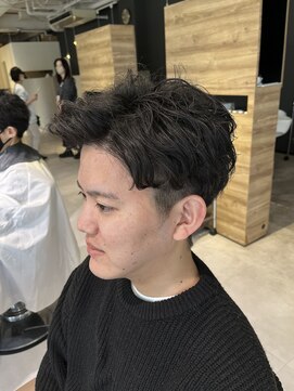 アンプヘアー 桂店(unpeu hair) メンズかき上げパーマ