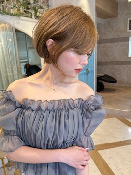 ロンド ストラーダ 心斎橋(Lond strada) ショート×ハイライト白髪ぼかし×イメチェン[心斎橋]