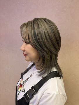 サロン ド ハル salon de HARU ハイトーンウルフ