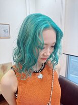 ヘアーワークス ボナ ウニクス店(HAIR WORKS bona)&nbsp;髪質改善ケア デザインカラー 大胆カラー 外国人風 ハイライト#3