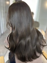 【ファッションカラー】透明感カラーを提供♪暗くても重たさが出ない垢抜けHairに！！[韓国/大宮]