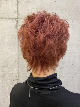 ヘアールーム プリズム(Hair room Prism) ピンクカラー