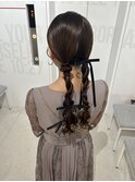 タイトツイン編みおろし