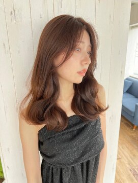 アグ ヘアー セント 鹿児島中央駅2号店(Agu hair st.) 《Agu hair》伸ばしかけ◎セミ×numberA.アクアバームセラム