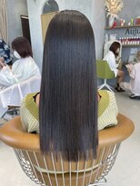 フォルテ 掛川店 黒髪カタログ/ボブウルフ/ネビージュ/小顔に見せるヘア/ワンレン