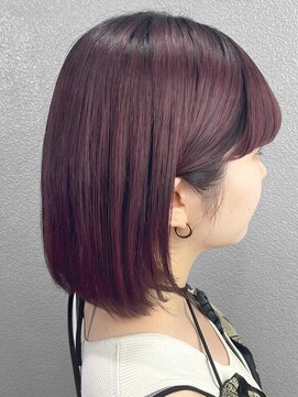 ミル(1001 mille) イルミナカラー/カラー/ワインレッド/ボブ