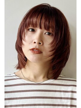 ガーデン 銀座(GARDEN) 顔まわりレイヤー/ボブ/似合わせカット/メルティカラー/暖色銀座