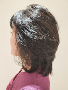 松本平太郎美容室 国立店 ミディアムレイヤー×イノアカラー