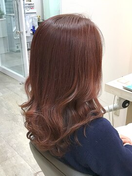 ヘアラウンジ ソレイユ 六本木本店(HAIR LOUNGE Soleil) レッドブラウン/トーンダウン/ミディアム/六本木