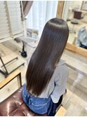 ロングレイヤー髪質改善絹髪縮毛矯正