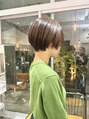 ヘアエジェリプリム (hair&spa egerie prime) 首が長く見えるコンパクトショートヘアが大人可愛い◎