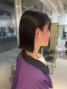 ルチア パリ(Luccica PARIS) 縮毛矯正×bob