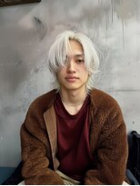 ネハス 名古屋栄店(nehus.) MEN’S HAIR/サーフカール/刈り上げセンターパート/ブリーチ