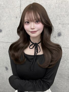 アイシー 表参道(ICY) 韓国くびれヘア☆透明感ショコラグレージュカラー表参道学割U24