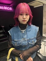 ワンズオゼ 渋谷(ONE's oze) ハイトーン/ダブルカラー/クラゲヘアー/オリーブグレー/小顔/