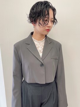 ラウンジ モリオ イケブクロ(Lounge MORIO Ikebukuro) 【morio池袋】刈り上げ前下がりパーマ*
