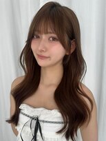 Hue表参道【レイヤーカット/カラー/髪質改善トリートメント/ボブ/顔周り/前髪カット】 ロングレイヤーカットくびれ似合わせカット大人ガーリー