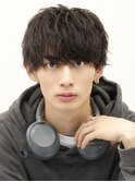 ソフトツイストスパイラルマッシュニュアンスパーマショート