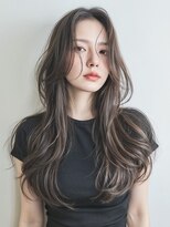 アイニ 天王寺アポロ店(aini) ディクシーカラーハイライトダブルカラーレイヤーカットロング