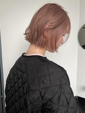 ロールアップスリーブス(ROLL UP SLEEVES) ピンクベージュ / nuance bob