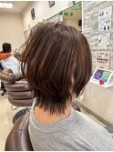 首元すっきり大人くびれウルフショート