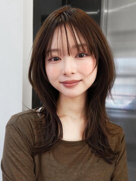 アンアミ シブヤ(Un ami shibuya) Unami】レイヤーカット／ハッシュカット/透明感カラー