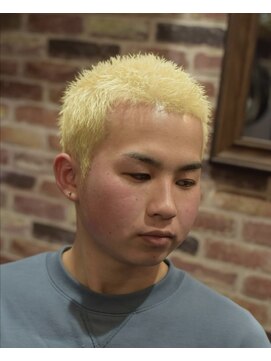 ミスターバーバー(Mr.BARBER) 金髪スパイキー