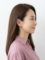 と和×美髪クリニック 巣鴨店&nbsp;大人ワンレンミディアム、面長補正、50代艶髪エイジングケア