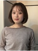 ☆春日☆グレーブラウンイメチェン/ボブレイヤー/ベージュ136