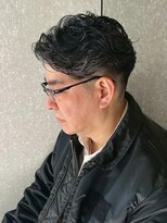 ニアウ 新宿(Niau) MEN’S/リバースセンターパート/ニュアンスパーマ/新宿