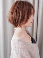 カバーヘア ブリス 志木南口駅前店(COVER HAIR bliss)&nbsp;シースルー前髪ブリーチなしひし形マッシュボブY志木30代40代