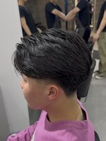 グルーマーズクレッジ 渋谷店(GROOMER/S CREDGE) men's/メンズ/刈り上げセンターパート/リバースセンターパート