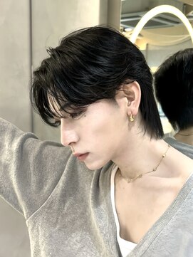 ロンドリメゾン 原宿(Lond re Maison.) men's/メンズ/リバースセンターパート/メンズパーマダウンパーマ