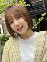 アビー(ABBEY) ボブ前髪なし切りっぱなしボブタッセルボブレイヤーボブ大人ボブ
