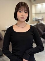 マセナ(Masena) 顎ラインボブ×オリーブグレージュ 表参道