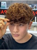 天神大名メンズパーマスペインカールツイストスパイラルパーマ