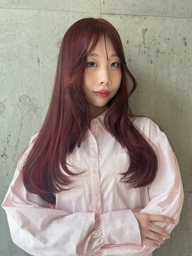 バロンフェム(baLon.fem) ブリーチなしダブルカラーでツヤカラー