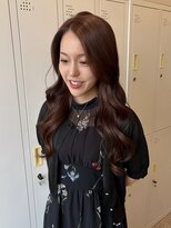 エレノア 梅田店(Eleanor)&nbsp;艶ブラウン×大人ロング