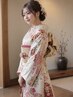 【成人式当日☆】振袖着付け＆ヘアセット＆メイク　￥25000  