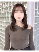 フィルムス ヨコハマ プラス(FILMS 横浜 +) くびれレイヤー/オリーブベージュ/顔周り/シースルー/横浜+