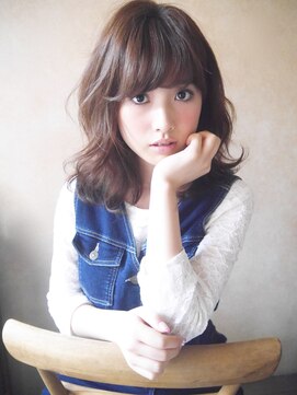 マルツ 銀座(maltu) 【ラベンダー　シルバー　ベージュカラー】ふわミディ