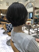 ロンド レグリーズ 立川(Lond leglise)&nbsp;センシュアルショート/暗髪アッシュ/簡単スタイリング〈深味〉