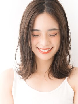 サンク 大船鎌倉店(sunc) ミディアム×ベージュ×ナチュラル.