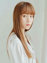 ヘアー アークス 上大岡店(hair ARKS)&nbsp;ストレートロング×モードフルバングARKS上大岡