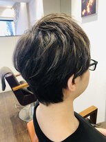 ヘアースパパズ(hair spa PAZ) ニューヨークドライカット3Dハイライトカラーナチュラルマッシュ